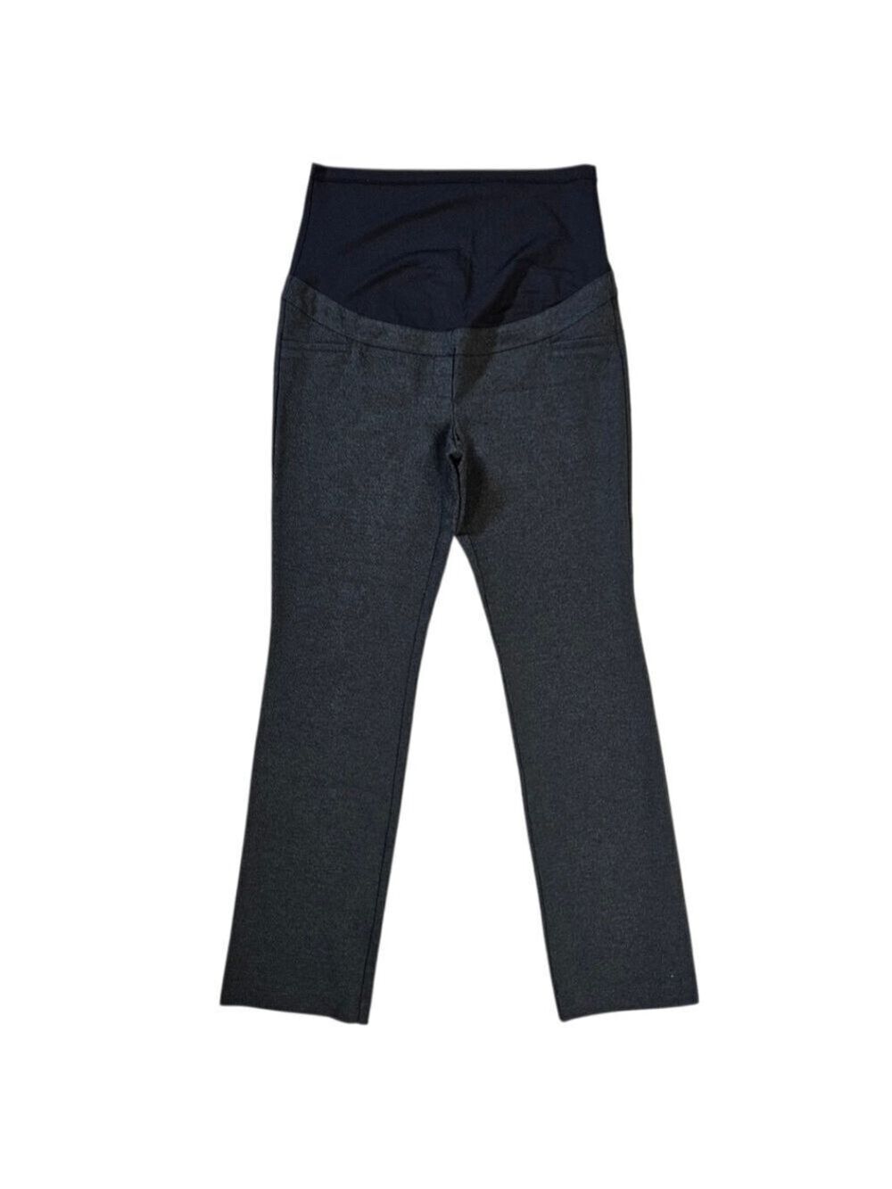 Stork & Babe Maternity Pants Size Large | Grey Stretch Work Pants